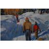 Image 2 : Canadian Artist - Ron Hedrick "Small Country Road in Winter", Ron Hedrick was boron in 1942 in Vanco
