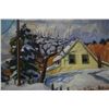 Image 3 : Canadian Artist - Ron Hedrick "Small Country Road in Winter", Ron Hedrick was boron in 1942 in Vanco