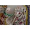 Image 3 : An Early 20th Century "Fu Jian Hui Guan" Famille-Rose Figure of Budai with linen at the bottom
