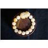 Image 5 : A Jadeite Bead Bracelet(Shou chuan) with one of the beads cut in a Pixiu Shape