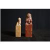 Image 1 : Two Soapstones carved the lion seal