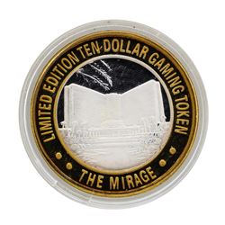 .999 Silver The Mirage Las Vegas, Nevada $10 Casino Limited Edition Gaming Token