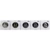 Image 1 : Lot of 1958-1962 Franklin Half Dollar Proof Coins
