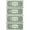 Image 2 : Lot of (4) 1957B $1 Silver Certificate Notes