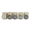 Image 1 : Lot of (5) Rolls of (20) 1963-D Brilliant Uncirculated Franklin Half Dollars