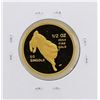 Image 1 : 1987 Singapore 1/2 Oz. Gold Coin Year of the Rabbit