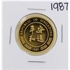 Image 2 : 1987 Singapore 1/2 Oz. Gold Coin Year of the Rabbit