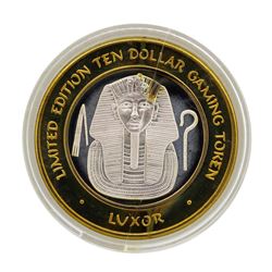 .999 Silver Luxor Las Vegas, NV Casino $10 Casino Limited Edition Gaming Token