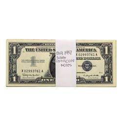 Lot of (20) 1957 $1 Silver Certificate Notes