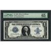 Image 1 : 1923 $1 Silver Certificate Note Fr.238 PMG Gem Uncirculated 65EPQ