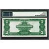 Image 2 : 1899 $2 Mini-Porthole Silver Certificate Note Fr.253 PMG About Uncirculated 55