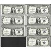 Image 1 : Lot of (7) Consecutive 1935E $1 Silver Certificate Notes