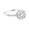 Image 1 : 14KT White Gold 0.65 ctw Diamond Ring