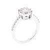 Image 4 : 14KT White Gold 0.65 ctw Diamond Ring