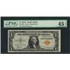 Image 1 : 1935A $1 North Africa Silver Certificate WWII Note PMG Choice Extremely Fine 45E