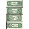 Image 2 : Lot of (4) 1957/1957A $1 Silver Certificate Notes