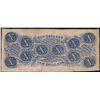 Image 2 : 1862 $10 Confederate States of America Note