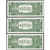 Image 2 : Lot of (3) Consecutive 1957B $1 Silver Certificate Notes