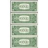 Image 2 : Lot of (4) 1957 $1 Silver Certificate STAR Notes