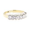 Image 1 : 14KT Yellow and White Gold 0.50 ctw Diamond Ring