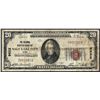 Image 1 : 1929 $20 Salt Lake City Utah National Currency Note CH #9652