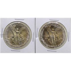 Lot of (2) 1983Mo Mexico Silver Libertad Coins