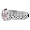 Image 6 : Rolex Ladies Stainless Steel Diamond Lugs & Ruby Datejust Wristwatch