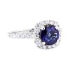 Image 1 : 18KT White Gold 1.93 ctw Sapphire and Diamond Ring