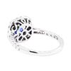 Image 3 : 18KT White Gold 1.93 ctw Sapphire and Diamond Ring