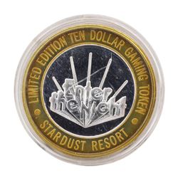 .999 Silver Stardust Resort Las Vegas, Nevada $10 Casino Limited Edition Gaming