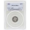 Image 1 : 1881 3 Cent Nickel Proof Coin PCGS PR64