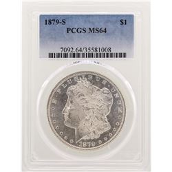 1879-S $1 Morgan Silver Dollar Coin PCGS MS64
