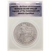 Image 1 : 1896 $1 Morgan Silver Dollar Coin ANACS Brilliant Uncirculated