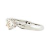 Image 2 : 14KT White Gold 0.42 ctw Diamond Ring