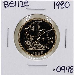 1980 Belize $100 1/10 oz. Gold Proof Coin