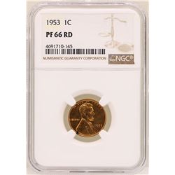 1953 Lincoln Wheat Cent Proof Coin NGC PF66RD