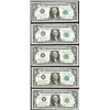 Image 1 : District Set of 1963B $1 Federal Reserve BARR Uncirculated Notes