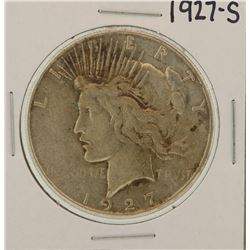1927-S $1 Peace Silver Dollar Coin