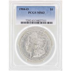 1904-O $1 Morgan Silver Dollar Coin PCGS MS63