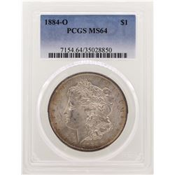 1884-O $1 Morgan Silver Dollar Coin PCGS MS64