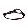 Image 2 : Cartier 18KT Rose and Black Gold Love Knot Silk Cord Bracelet