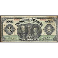 1911 $1 Dominion of Canada Note