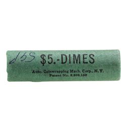 Roll of (50) 1959 Brilliant Uncirculated Roosevelt Dimes