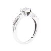 Image 4 : 14KT White Gold 0.40 ctw Diamond Ring