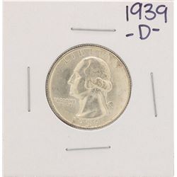 1939-D Washington Quarter Coin