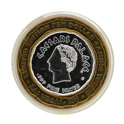 .999 Silver Caesars Palace Las Vegas, Nevada $10 Casino Limited Edition Gaming T
