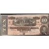 Image 1 : 1864 $10 Confederate States of America Note