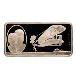 500 Grain Sterling Silver Franklin Mint 100 Greatest Americans Ingot