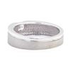 Image 3 : 18KT White Gold 0.25 ctw Diamond Solitaire Band