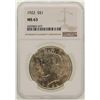 Image 1 : 1922 $1 Peace Silver Dollar Coin NGC MS63